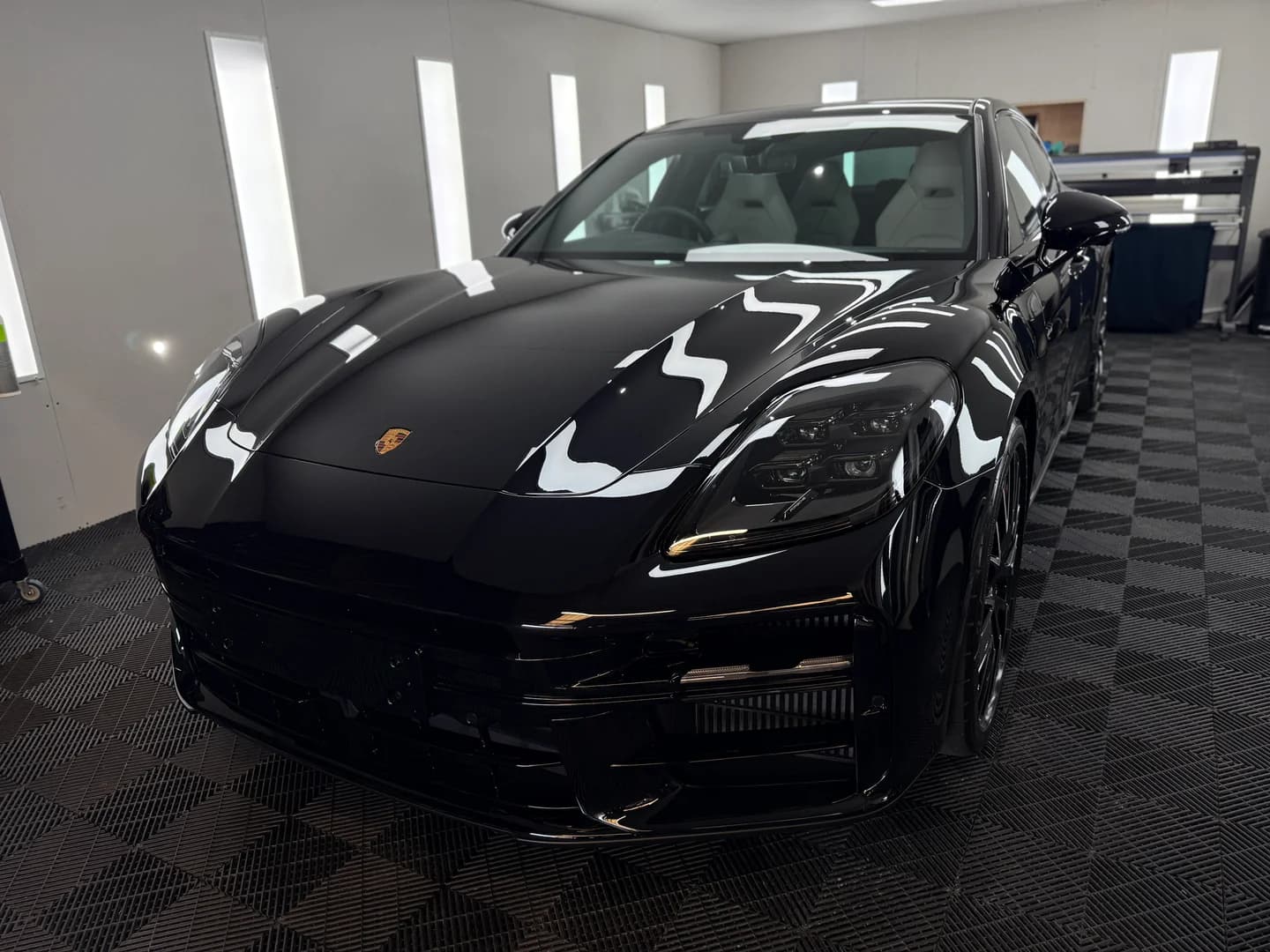 Porsche Panamera Full Front End PPF, Paint correction & Ceramic Coating